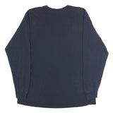 CARHARTT Mens Navy Blue Classic T-Shirt XL Long Sleeve Crew Neck Pocket