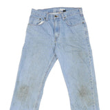 CARHARTT Mens Regular Fit Light Blue Denim Jeans W32 L31 Zip Closure Pockets