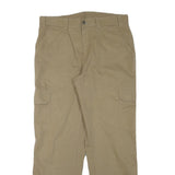 MCGREGOR Mens Relaxed Beige Cargo Trousers W34 L31 Cotton Blend Zip Pocket