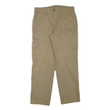 MCGREGOR Mens Relaxed Beige Cargo Trousers W34 L31 Cotton Blend Zip Pocket