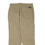 MCGREGOR Mens Relaxed Beige Cargo Trousers W34 L31 Cotton Blend Zip Pocket
