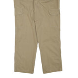 MCGREGOR Mens Relaxed Beige Cargo Trousers W34 L31 Cotton Blend Zip Pocket