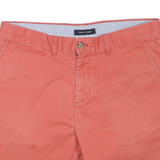 TOMMY HILFIGER Mens Shorts Red Casual Plain M W34 Summer Wear