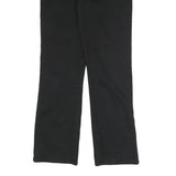 DICKIES Womens Cotton Blend Black Regular Straight Trousers Zip W31 L31