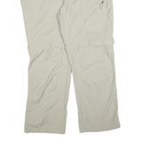 SWITCHER Mens Beige Regular Fit Straight Leg Trousers W40 L30 Casual Outdoor Zip