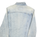 LEVI'S Mens Blue Denim Jacket L Cotton Button Casual Vintage Classic Fit