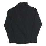 PUMA Womens Black Zip Neck UK 10 Sweatshirt Athletic Casual Pullover