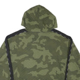 CHAMPION Boys Green Camouflage Hoodie 2XL Cotton Blend Pullover