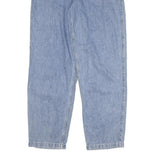 LEVI'S Womens Jeans Blue Relaxed Straight Denim Light W32 L30 Drawstring Waist