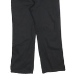 DICKIES Womens Black Regular Fit Straight Leg Trousers Cotton Blend W30 L23