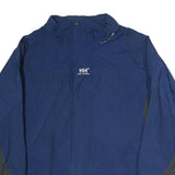 HELLY HANSEN Mens Blue & Grey Zip Jacket M Polyester Outdoor Regular Fit