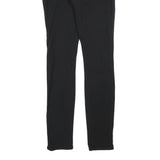 TRUE RELIGION Womens Black Slim Skinny Zip Polyester Blend Trousers W25 L28