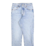 LEVI'S 501S Womens Jeans Blue Regular Straight Denim Light W24 L28 Classic Cut