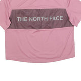 THE NORTH FACE Womens Pink Graphic T-Shirt S Short Sleeve Crew Neck Sports