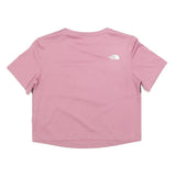 THE NORTH FACE Womens Pink Graphic T-Shirt S Short Sleeve Crew Neck Sports