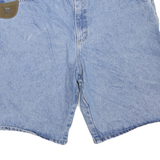 WRANGLER Mens Denim Blue Casual Shorts 2XL W38 Workwear Cotton Blend