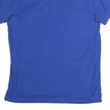 TOMMY HILFIGER Mens Blue Slim Fit Short Sleeve Polo Shirt L Cotton Classic