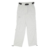 SCHOFFEL Mens Regular Fit Light Grey Polyester Blend Zip Trousers W30 L32