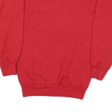 TULTEX Mens Red Rose Bowl Wisconsin Crew Neck M College Sports Sweatshirt