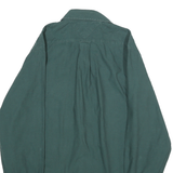 TOMMY HILFIGER Mens Green Cotton Shirt M Casual Button-Up Classic