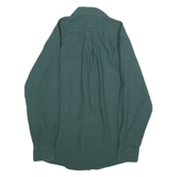 TOMMY HILFIGER Mens Green Cotton Shirt M Casual Button-Up Classic