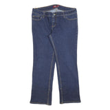 DICKIES Womens Regular Fit Denim Blue Jeans W32 L27 Zip Closure Classic Comfort