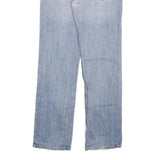 CARHARTT Mens Relaxed Straight Blue Denim Cotton Blend Light W32 L34 Zip Jeans