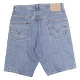 LEVI'S Mens Denim Blue Casual Shorts M W31 Classic Fit Cotton Blend