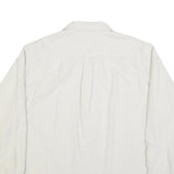 RALPH LAUREN POLO JEANS COMPANY Mens White Cotton Blend Shirt L Casual Long