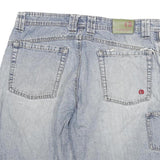 TORN CULTURE Mens Denim Blue Casual Shorts XL W34 Cotton Blend Distressed