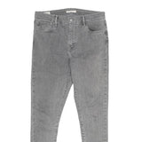 LEVI'S 720 High Rise Super Skinny Womens Jeans Grey Slim Skinny Denim Medium W31