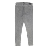 LEVI'S 720 High Rise Super Skinny Womens Jeans Grey Slim Skinny Denim Medium W31
