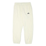 NIKE Mens Joggers Cream L W30 L28 Slim Tapered Fit SB Logo Elastic Waist