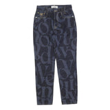 VIVIENNE WESTWOOD Womens Slim Jeans Blue Denim W25 L28 Branded Retro Style
