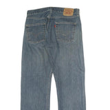LEVI'S 501 Mens Jeans Blue Regular Straight Denim Medium W33 L30 Classic Button