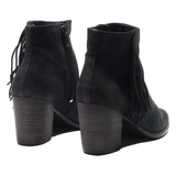 ECCO Block Heels Black Leather Womens UK 6