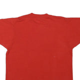 THE BEST Mens Red Italia Graphic T-Shirt XL Short Sleeve Crew Neck Cotton Blend