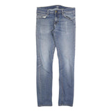 CARHARTT Mens Slim Fit Blue Denim Jeans W31 L32 Zip Cotton Blend Casual