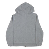 NAUTICA Womens Grey Hoodie L Zip Up Cotton Blend Casual Sweatshirt