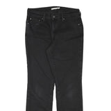 LEVI'S Womens Black Regular Fit Straight Denim Jeans W30 L31 Classic Design