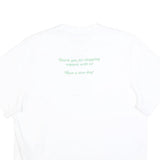 STELLA MCCARTNEY Womens White XS Short Sleeve Crew Neck Organic Cotton T-Shirt