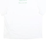 STELLA MCCARTNEY Womens White XS Short Sleeve Crew Neck Organic Cotton T-Shirt