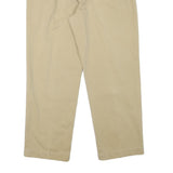 NAUTICA Mens Cotton Blend Beige Regular Fit Straight Leg Trousers W34 L28 Casual