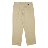 NAUTICA Mens Cotton Blend Beige Regular Fit Straight Leg Trousers W34 L28 Casual