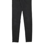 LEVI'S Womens Slim Black Denim Slim Skinny Jeans W25 L29 Stylish Cotton Blend