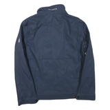 NAUTICA Mens Blue Zip Jacket M Polyester Blend Plain Lightweight Casual