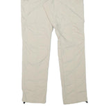 TREVOLUTION Womens Regular Beige Polyester Blend Zip Trousers W30 L31 Casual