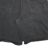 LEVI'S Mens Black Denim Classic Fit Shorts XL W32 Casual Cotton