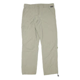 SCHOFFEL Womens Polyester Blend Beige Regular Straight Trousers W34 L30 Outdoor