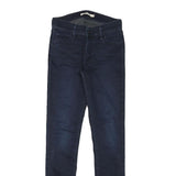 LEVI'S 710 Womens Jeans Blue Slim Skinny Denim Raw W26 L29 Stretch Cotton Blend